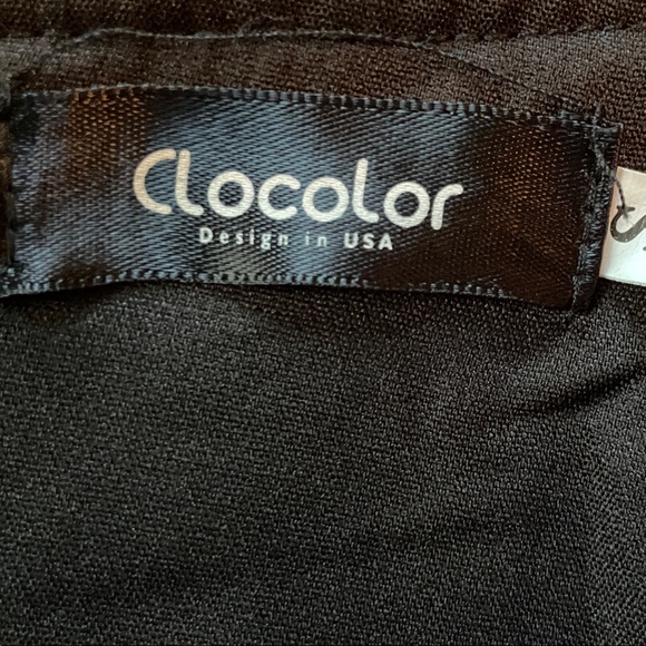 Elegant black dress with unique color pattern - Picture 2 of 4